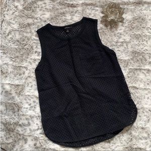 Banana republic jersey style black tank top
